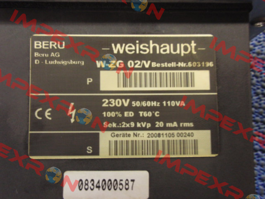 W-ZG 02/V Beru