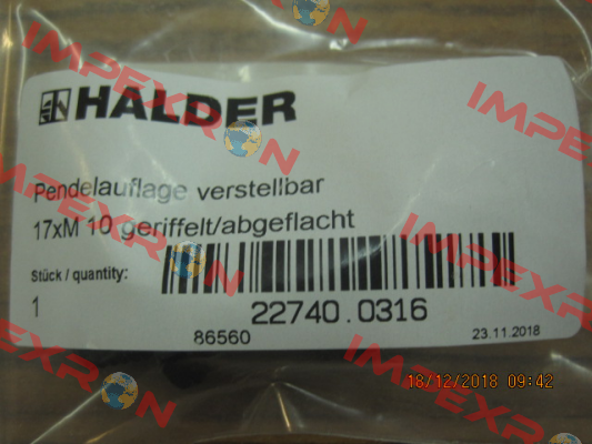 22740.0316 (EH 22740) Halder