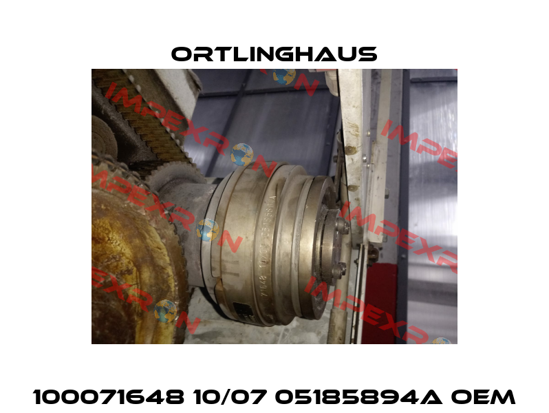 100071648 10/07 05185894A OEM Ortlinghaus