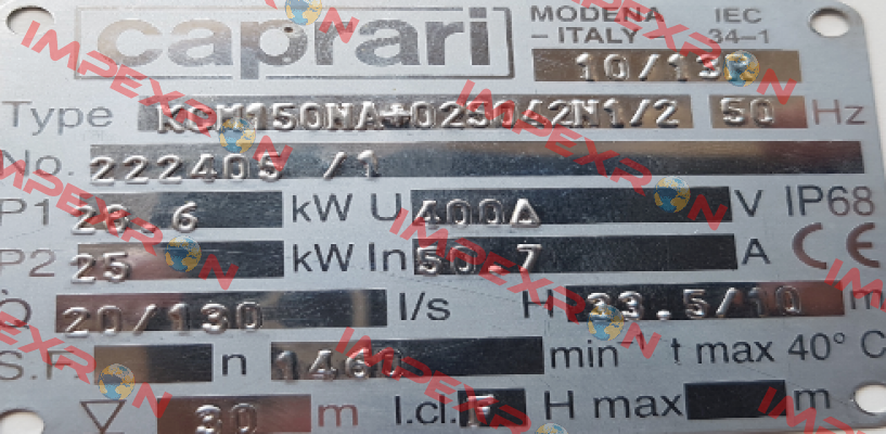 RLS02104( for KCM150NA+025042N1/2) CAPRARI