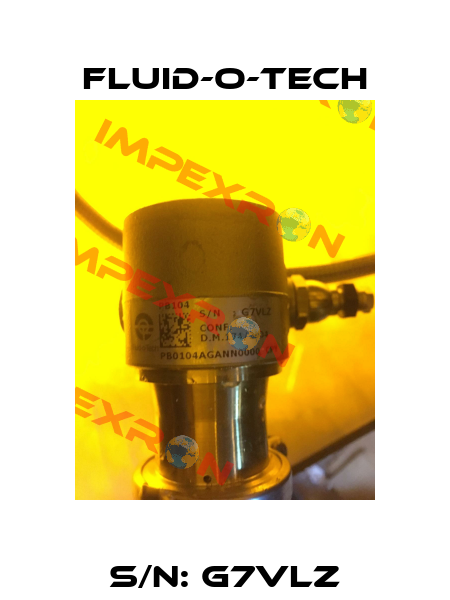 S/N: G7VLZ Fluid-O-Tech