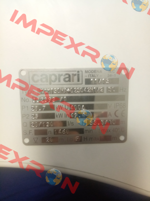 Type:  KCM150NA+025042N1 CAPRARI