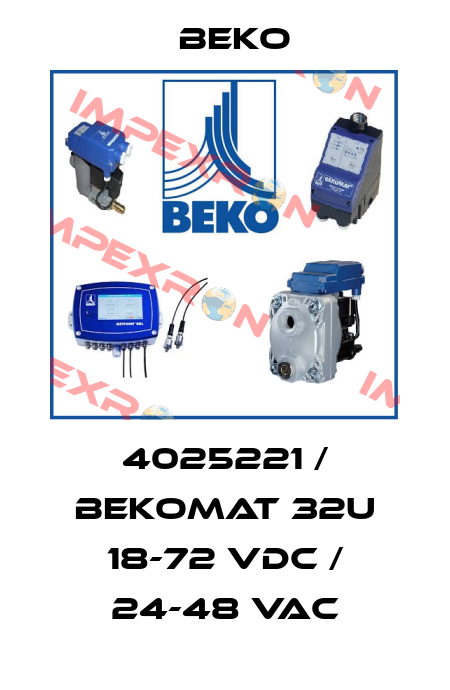 4025221 / BEKOMAT 32U 18-72 VDC / 24-48 VAC Beko