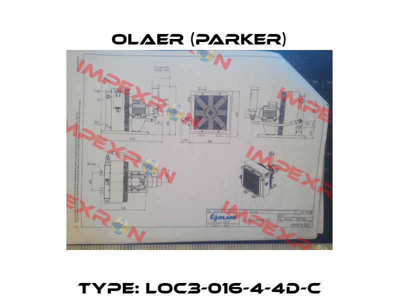 Type: LOC3-016-4-4D-C Olaer (Parker)