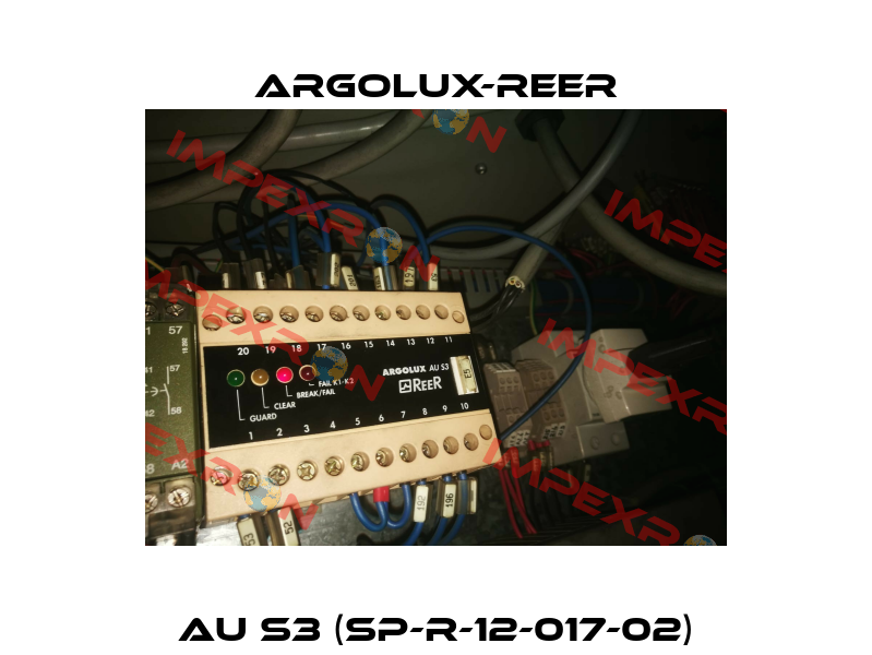 AU S3 (SP-R-12-017-02) Argolux-Reer