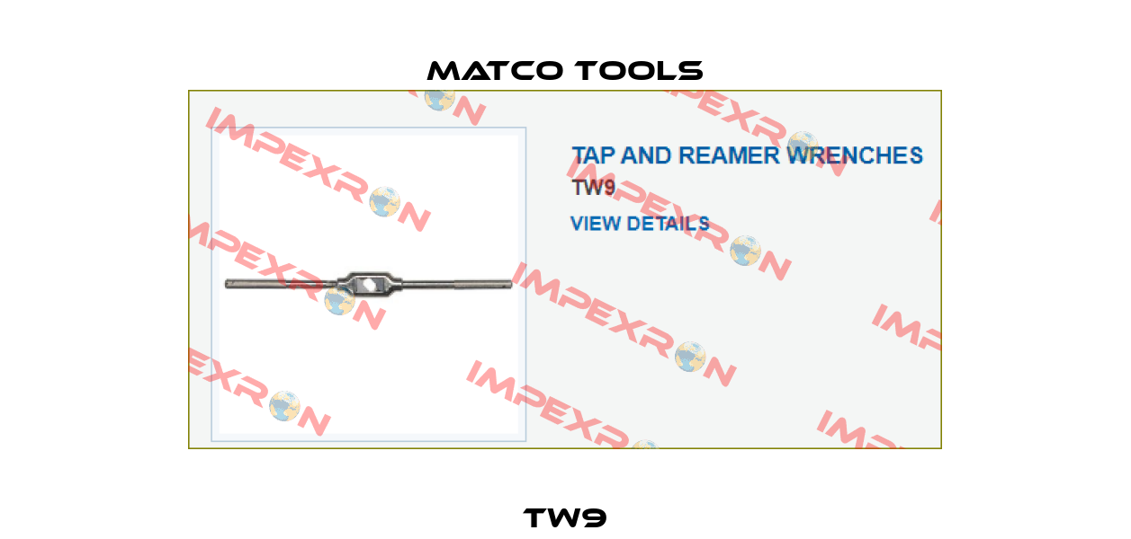 TW9 Matco Tools
