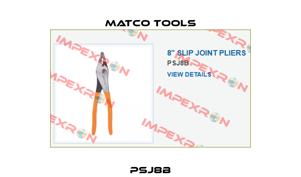 PSJ8B Matco Tools