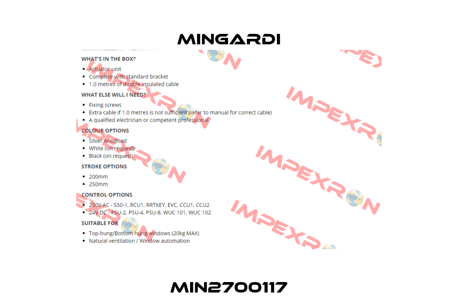 MIN2700117 Mingardi