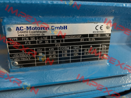 FCM 180 L-4/HE AC Motoren