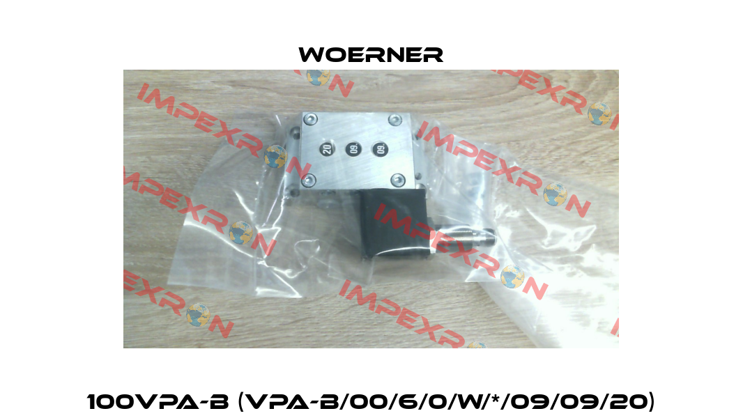 100VPA-B (VPA-B/00/6/0/W/*/09/09/20) Woerner