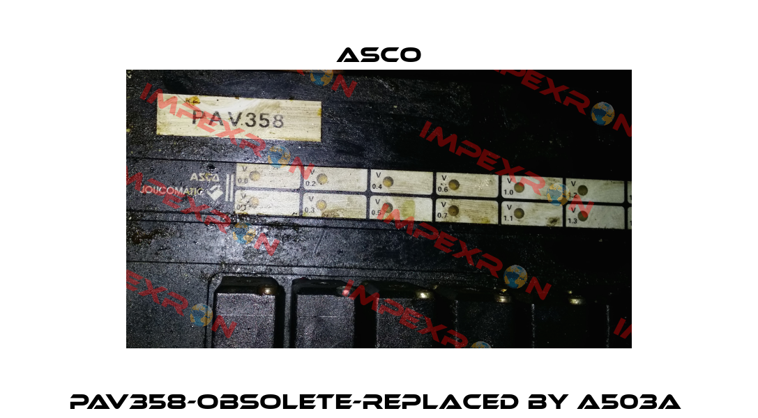 PAV358-obsolete-replaced by A503A  Asco
