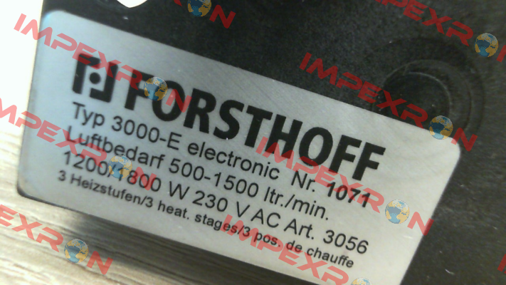 1071 (Typ Typ 3000-E 230 V) Forsthoff