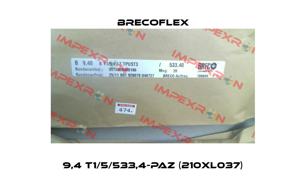 9,4 T1/5/533,4-PAZ (210XL037) Brecoflex