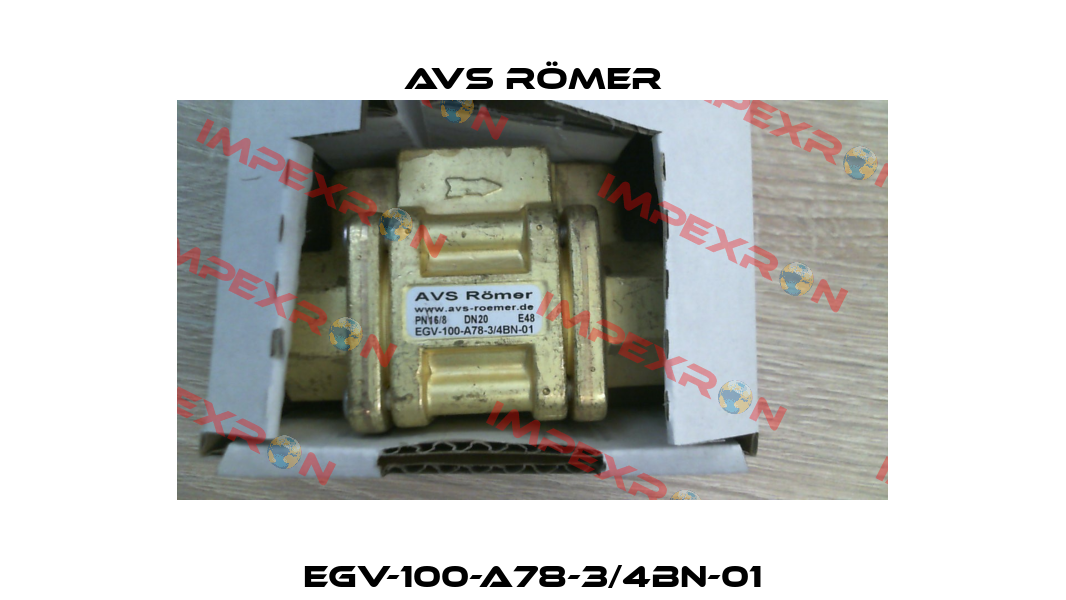 EGV-100-A78-3/4BN-01 Avs Römer