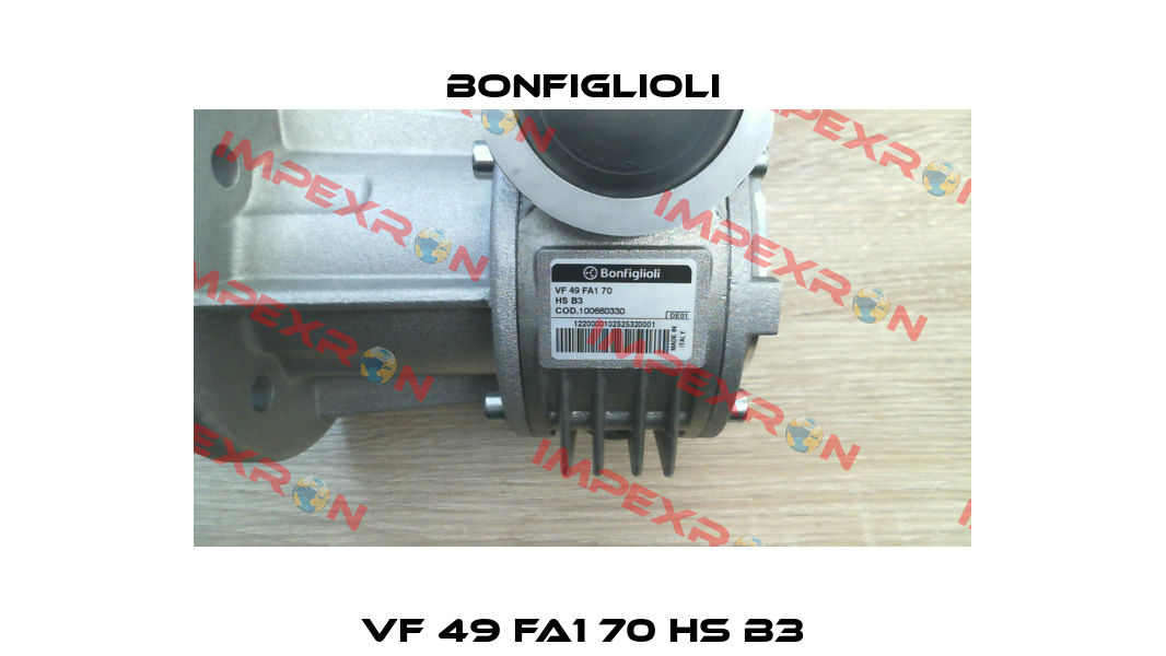 VF 49 FA1 70 HS B3 Bonfiglioli