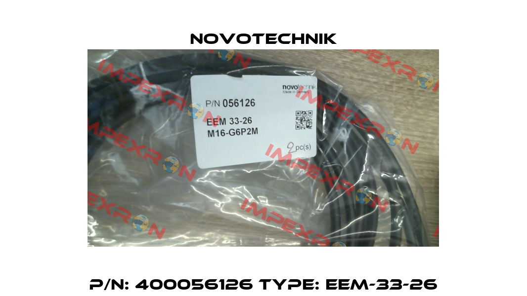 P/N: 400056126 Type: EEM-33-26 Novotechnik