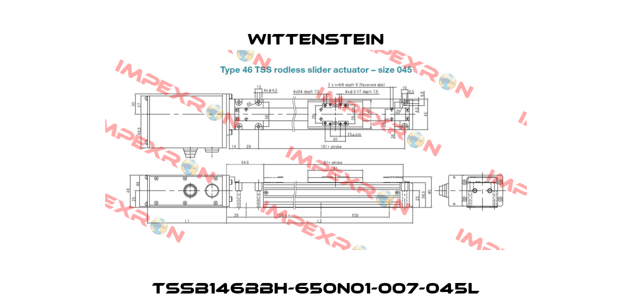 TSSB146BBH-650N01-007-045L Wittenstein