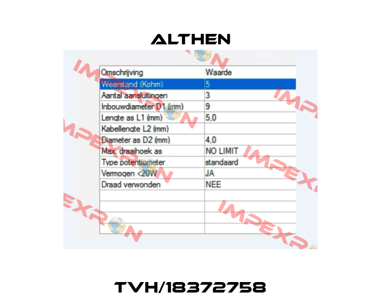 TVH/18372758 Althen