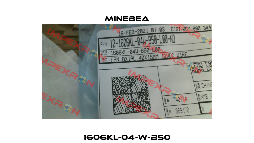 1606KL-04-W-B50 Minebea