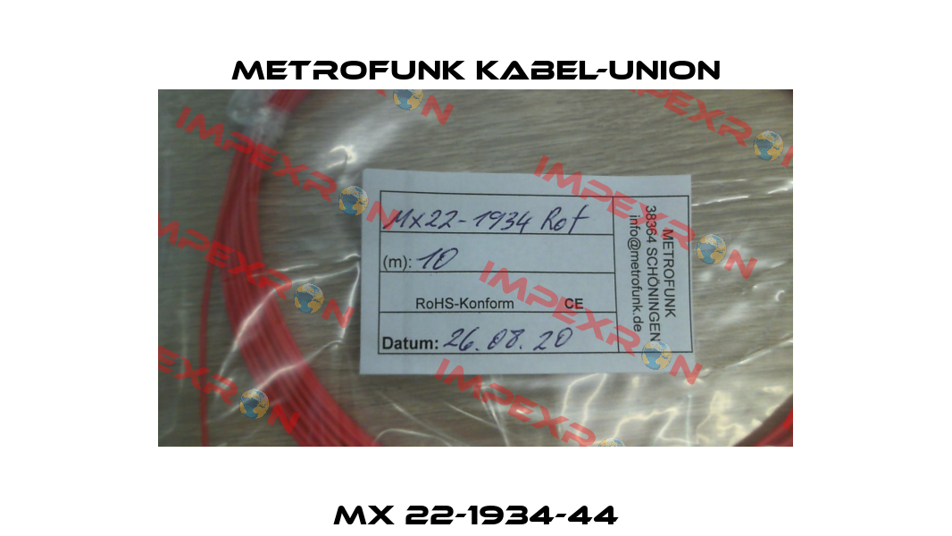 MX 22-1934-44 METROFUNK KABEL-UNION