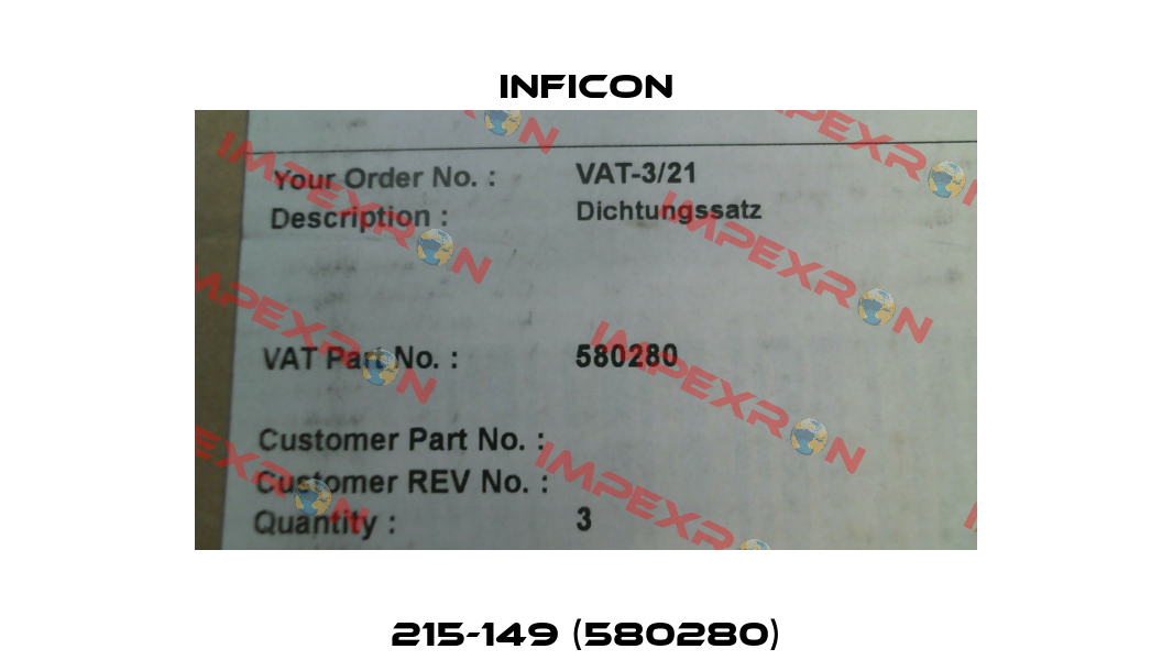 215-149 (580280) Inficon