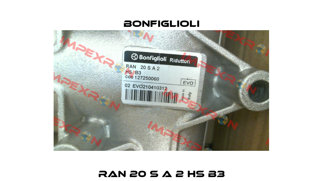 RAN 20 S A 2 HS B3 Bonfiglioli