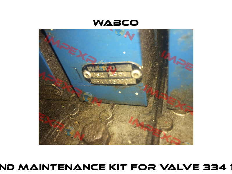 Repair and maintenance kit for Valve 334 133 000 0  Wabco