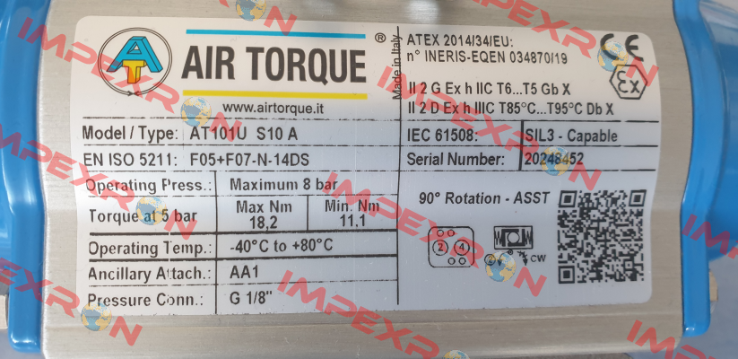 AT101U S10 A (F05+F07-N-14DS) Air Torque