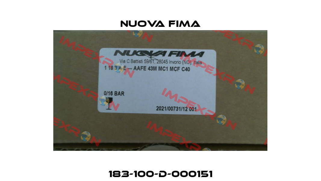 183-100-D-000151 Nuova Fima