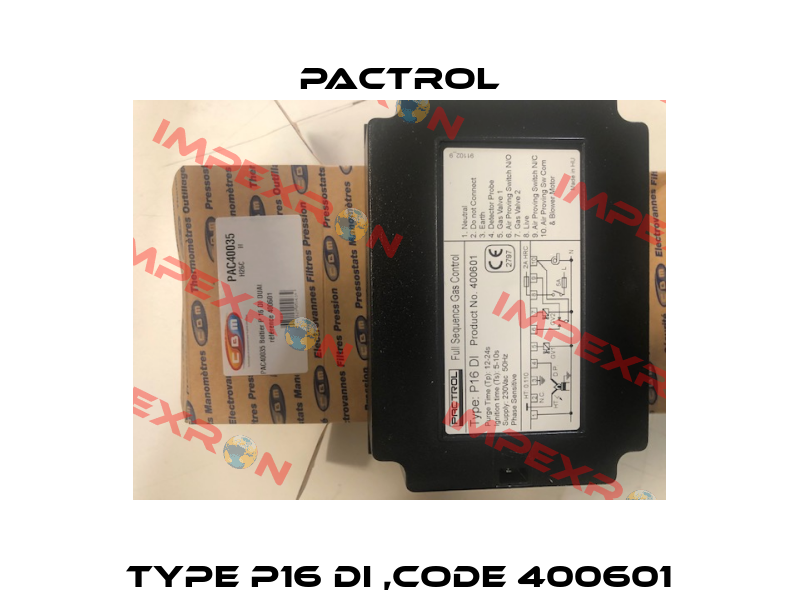 type P16 DI ,Code 400601 Pactrol