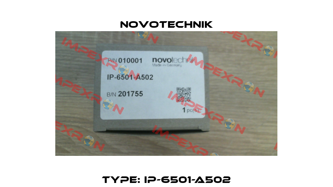 Type: IP-6501-A502 Novotechnik