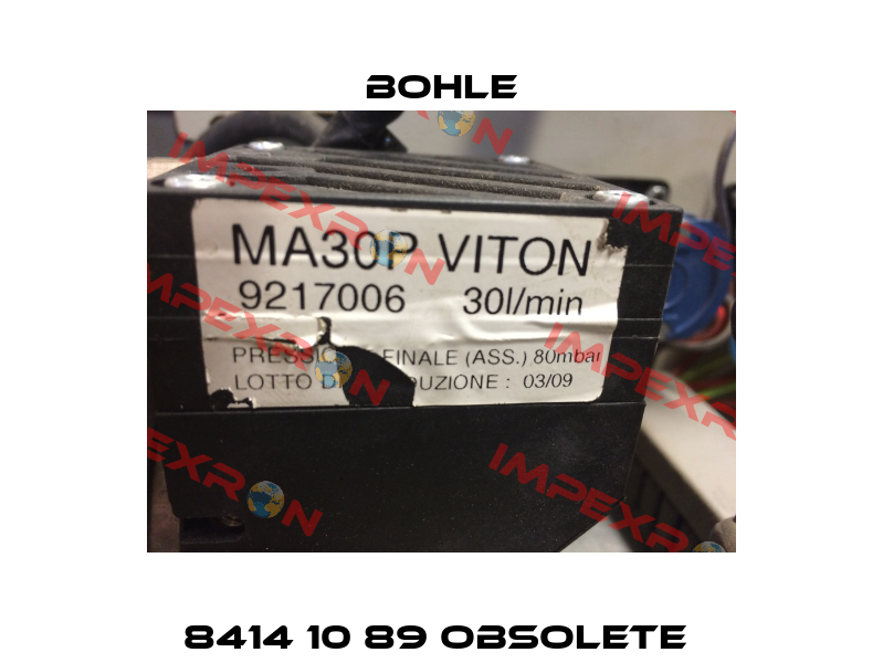 8414 10 89 obsolete  Bohle