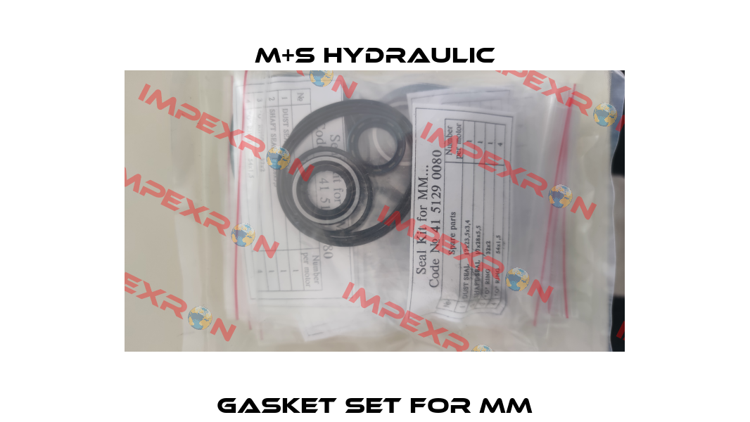 Gasket set for MM M+S HYDRAULIC
