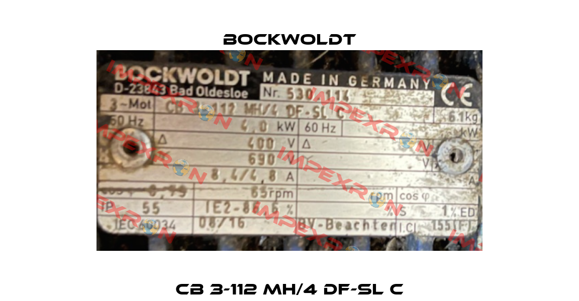 CB 3-112 MH/4 DF-SL C Bockwoldt