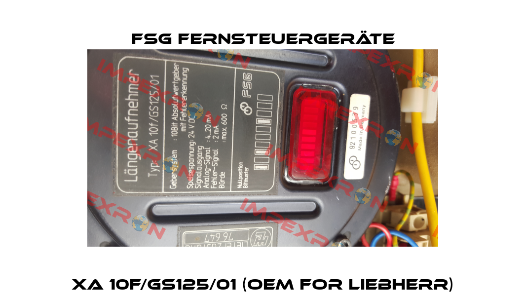XA 10f/GS125/01 (OEM FOR Liebherr) FSG Fernsteuergeräte