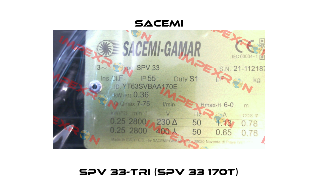 SPV 33-TRI (SPV 33 170T) Sacemi