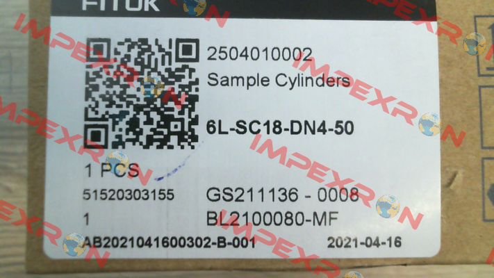 6L-SC18-DN4-50 Fitok