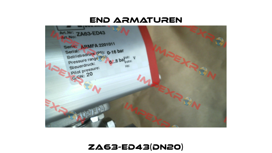 ZA63-ED43(DN20) End Armaturen
