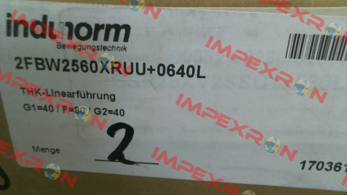 2FBW2560XRUU+0640L THK