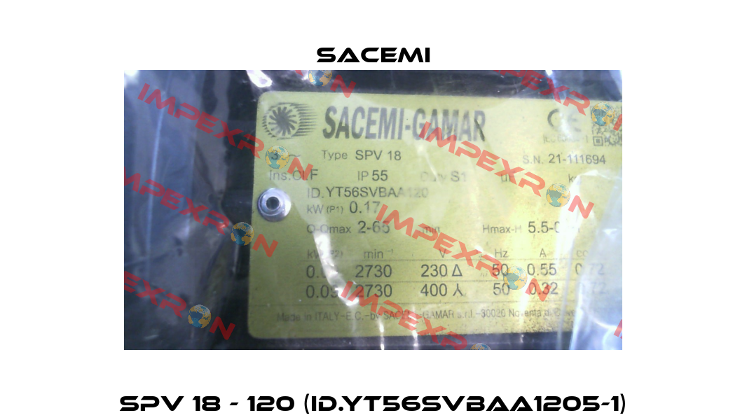SPV 18 - 120 (ID.YT56SVBAA1205-1) Sacemi