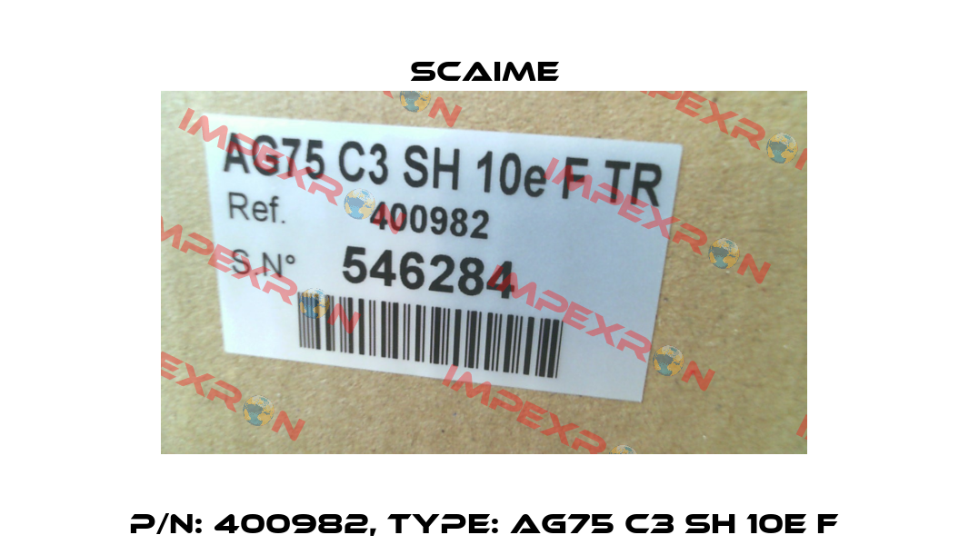 P/N: 400982, Type: AG75 C3 SH 10e F Scaime