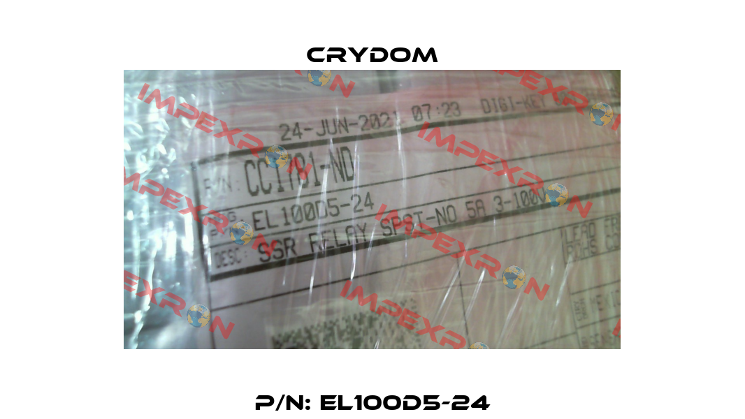P/N: EL100D5-24 Crydom