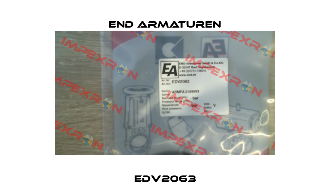 EDV2063 End Armaturen