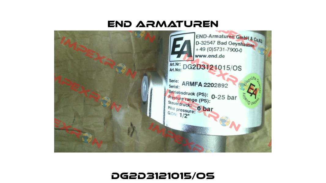DG2D3121015/OS End Armaturen