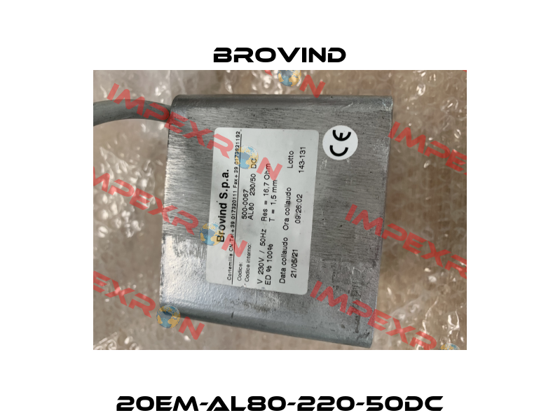 20EM-AL80-220-50DC Brovind