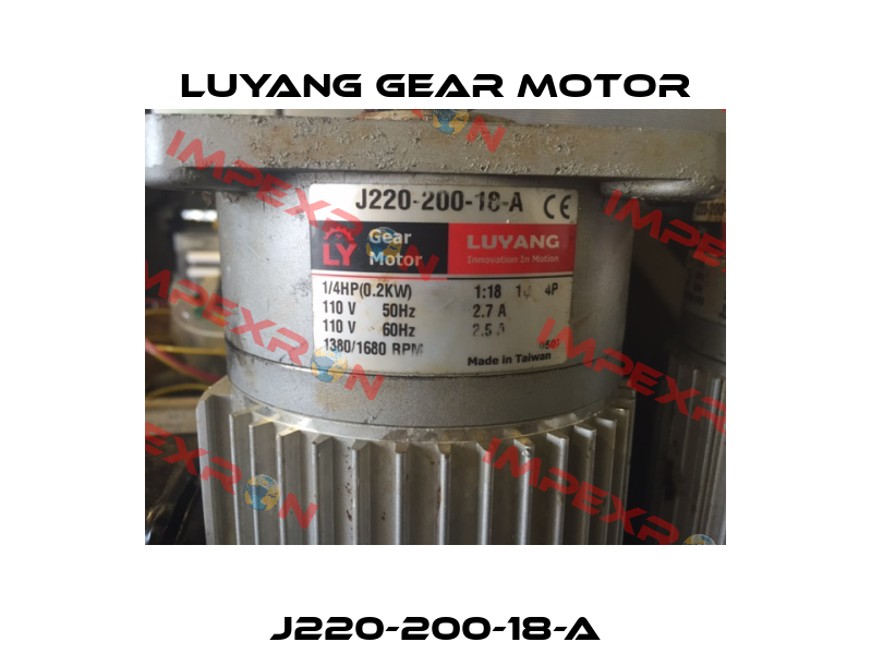 J220-200-18-A Luyang Gear Motor