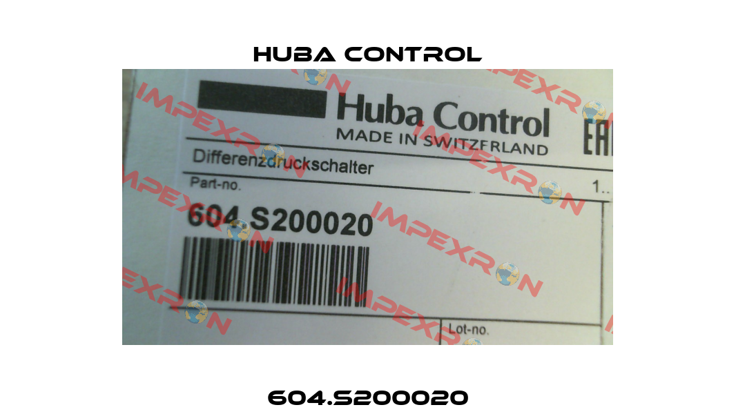 604.S200020 Huba Control