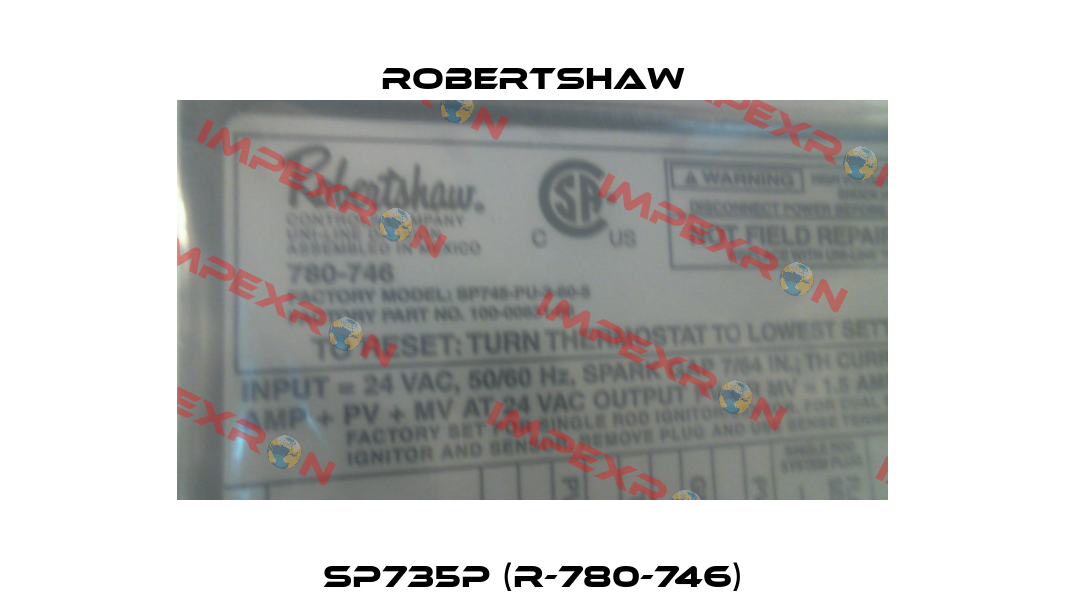 SP735P (R-780-746) Robertshaw