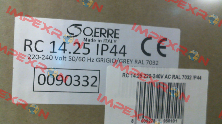 p/n: 0090332, Type: RC14.25 OERRE