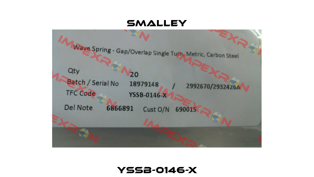 YSSB-0146-X SMALLEY